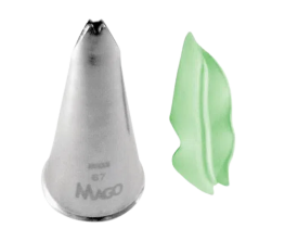 BICO INOX FOLHA PEQUENO N°67  MAGO 