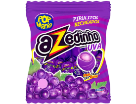 PIRULITO POP MANIA AZEDINHO UVA 600G