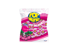 PIRULITO POP MANIA CEREJA COM CHICLETE 