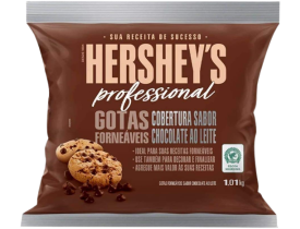 COBERTURA HERSHEYS GOTAS FORNEÁVEIS AO LEITE 1,01KG