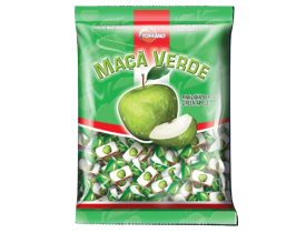 BALA MAÇA VERDE 600G TOFFANO