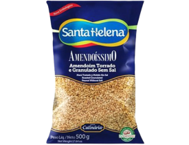 AMENDOIM GRANULADO SEM SAL 500G SANTA HELENA