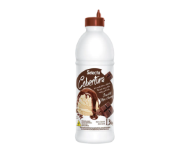 COBERTURA PARA SORVETE CHOCOLATE  MEIO AMARGO SELECTA 1,3KG